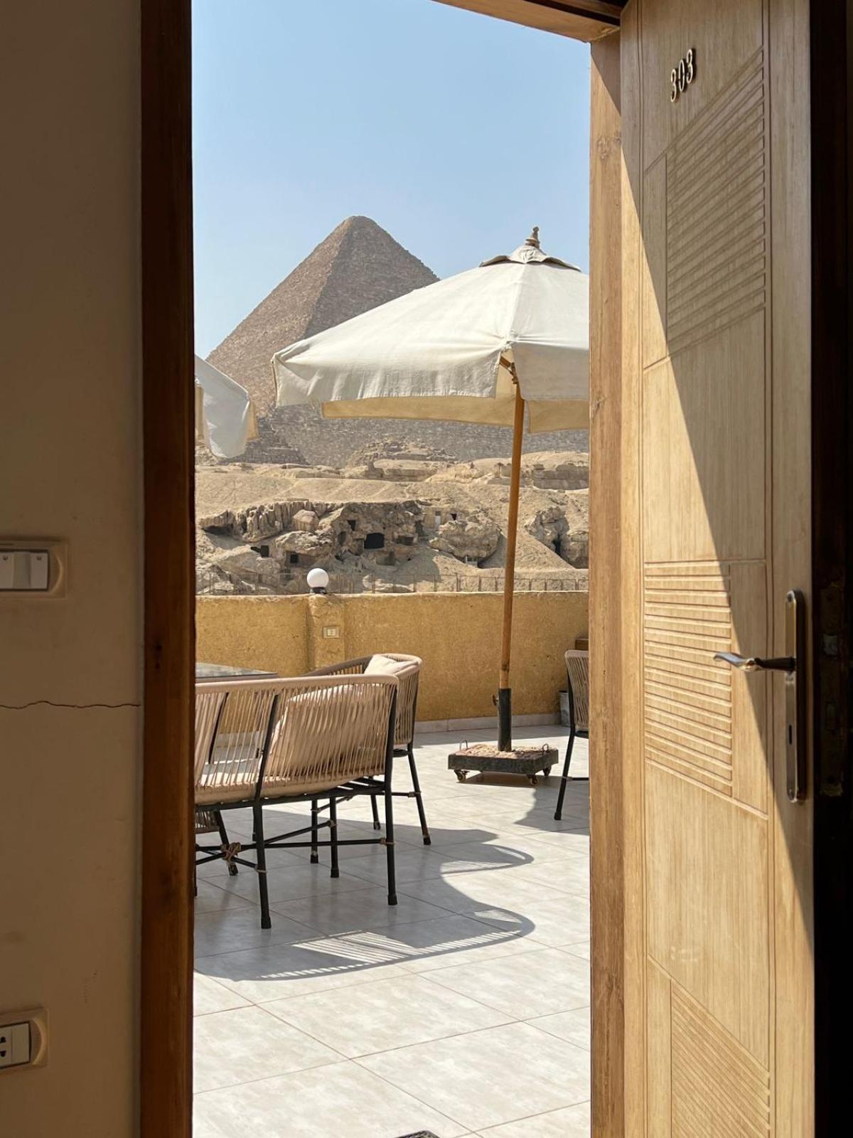 Hotel Tamara Pyramids View Kafret el-Gabal Exterior foto