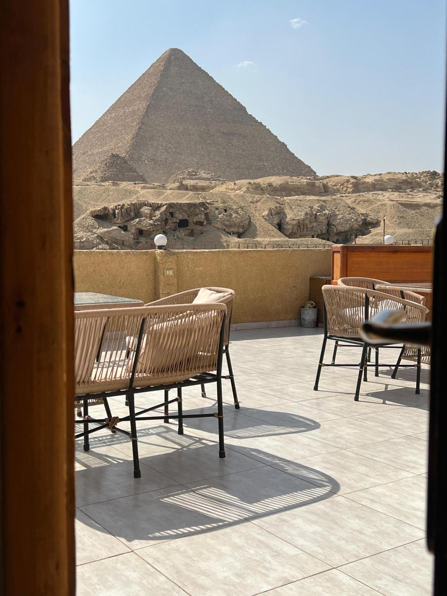 Hotel Tamara Pyramids View Kafret el-Gabal Exterior foto