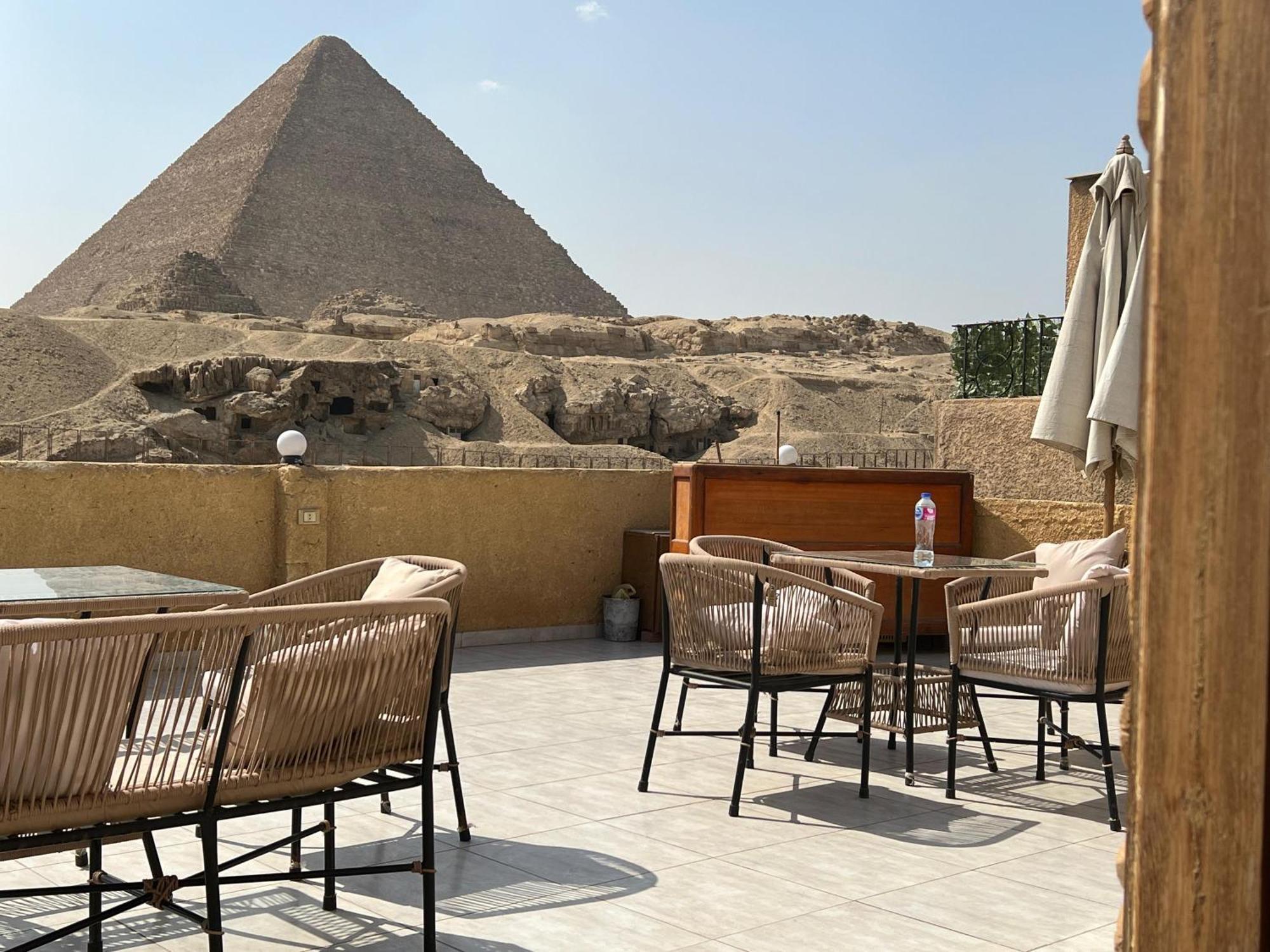 Hotel Tamara Pyramids View Kafret el-Gabal Exterior foto