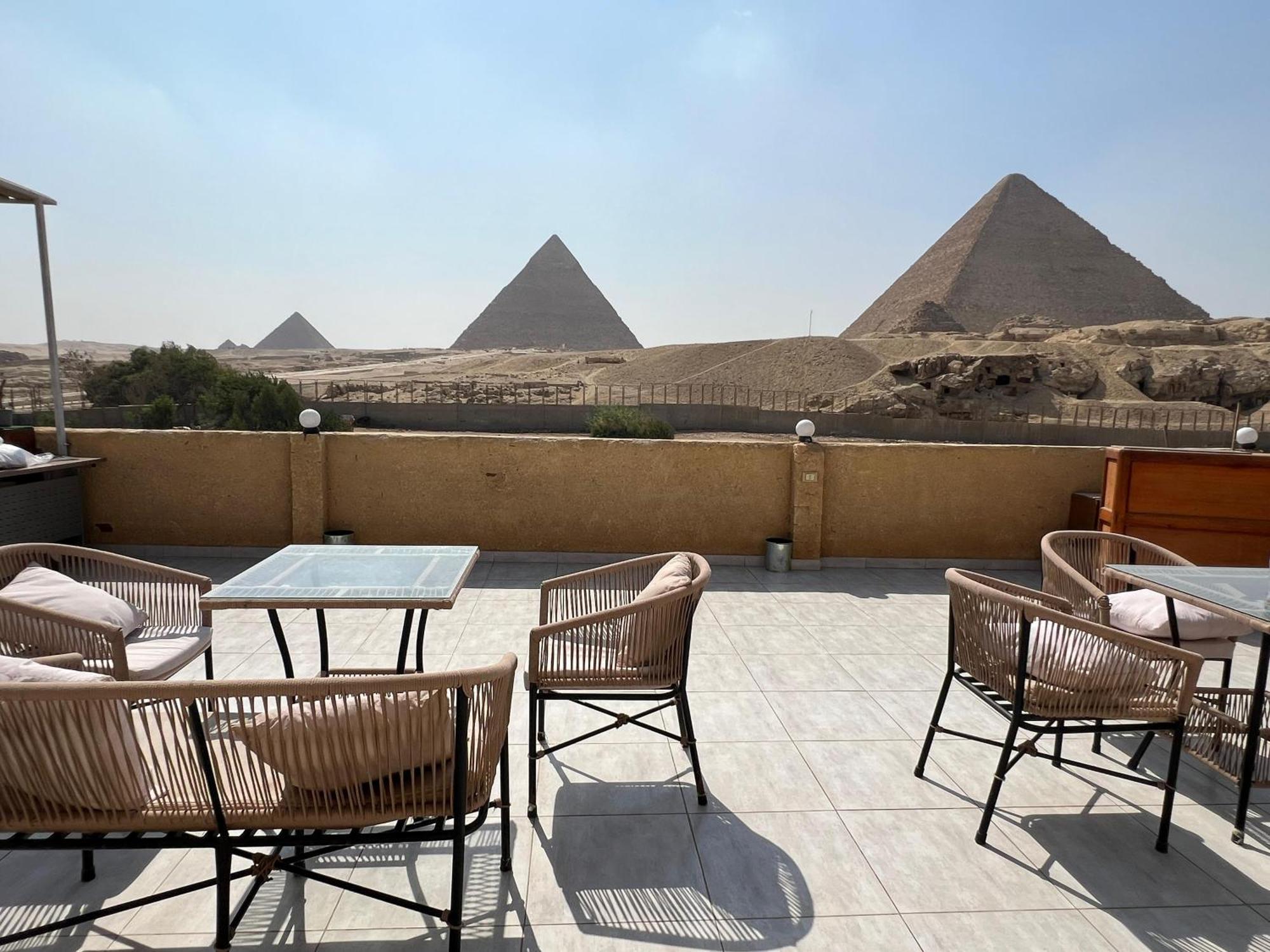 Hotel Tamara Pyramids View Kafret el-Gabal Exterior foto